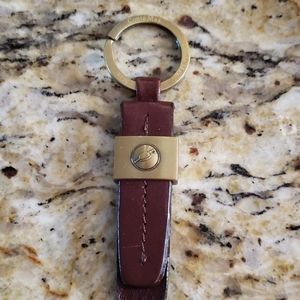 handmade leather keychain